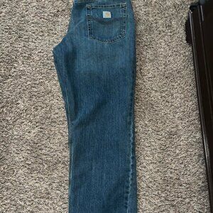 Carhartt Men's Blue and Navy Jeans
